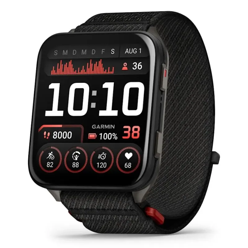 Garmin Venu X1 5.08 cm (2&quot) AMOLED Digital 448 x 486 pixels Touchscreen Black Wi-Fi GPS (satellite)