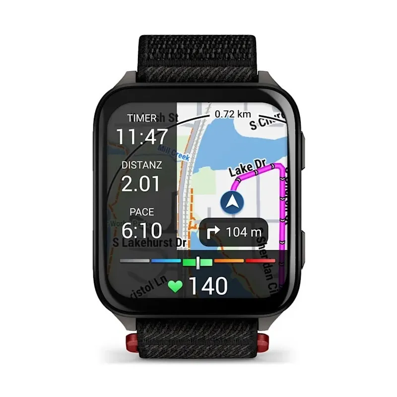 Garmin Venu X1 5.08 cm (2&quot) AMOLED Digital 448 x 486 pixels Touchscreen Black Wi-Fi GPS (satellite)