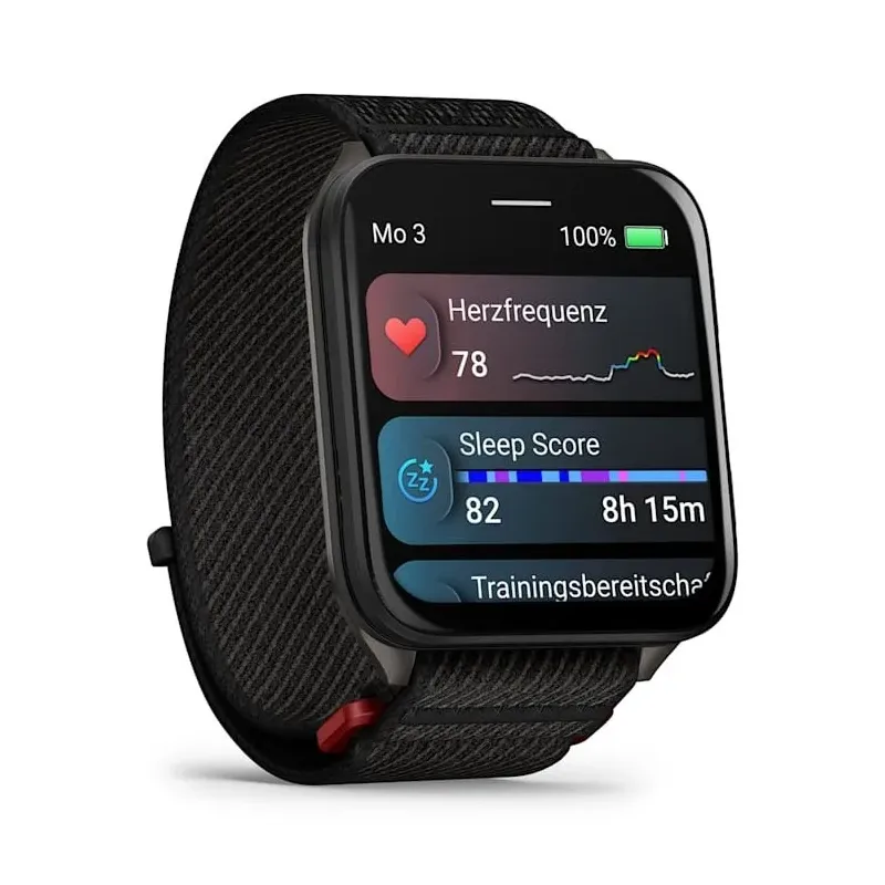 Garmin Venu X1 5.08 cm (2&quot) AMOLED Digital 448 x 486 pixels Touchscreen Black Wi-Fi GPS (satellite)