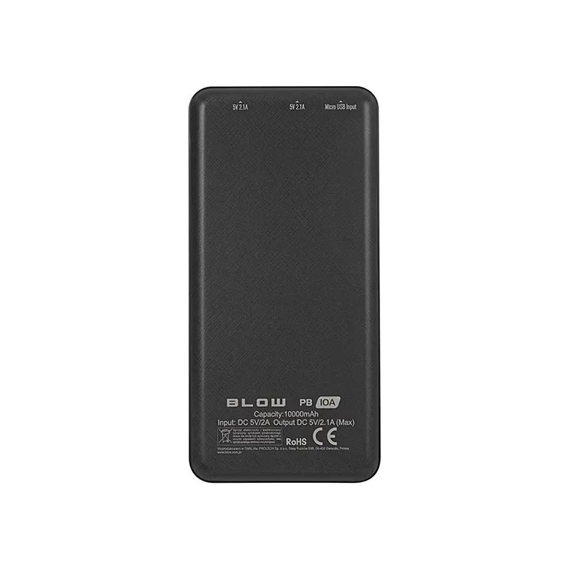 BLOW POWER BANK 10000MAH BLACK PB10A