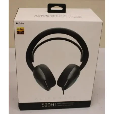 SALE OUT. Dell Alienware Wired Gaming Headset - AW520H (Dark Side of the Moon) Dell Alienware Wired Gaming Headset |