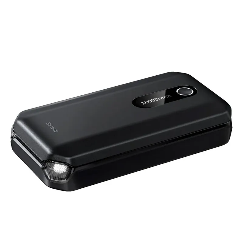 Baseus BS-CH001 - starting device, booster 10000 mAh 12V (1000 A / 500 A) + crocodile clips (black)