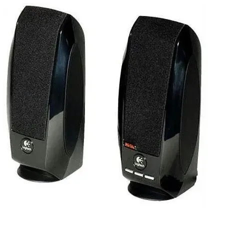 Logitech LGT-S150 Black 2.0 Stereo Speakers Total RMS power: 1.2 watts RMS (0.6 watts per satellite) W