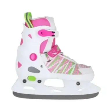 NH2255 A WHITE/PINK SIZE L(40-43) HOCKEY ICESKATES NILS EXTREME