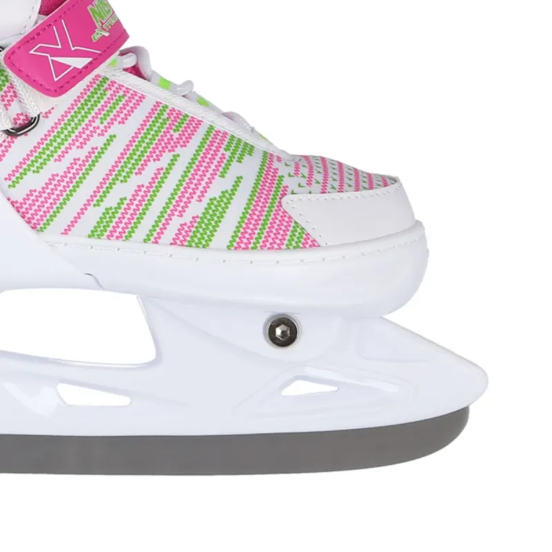NH2255 A WHITE/PINK SIZE L(40-43) HOCKEY ICESKATES NILS EXTREME