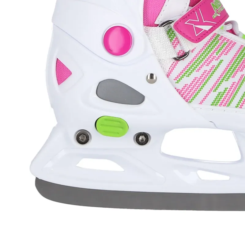 NH2255 A WHITE/PINK SIZE L(40-43) HOCKEY ICESKATES NILS EXTREME