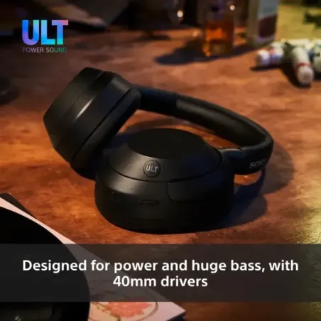 Sony ULT WEAR - Wireless Bluetooth Headphones with ULT POWER SOUND, Ultimate Deep Bass, Noise Cancelling, Clear Call