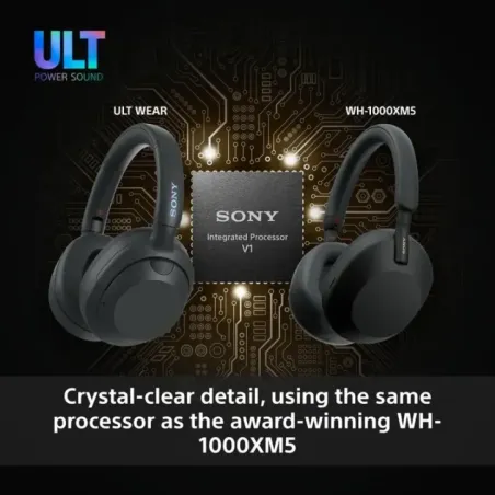 Sony ULT WEAR - Wireless Bluetooth Headphones with ULT POWER SOUND, Ultimate Deep Bass, Noise Cancelling, Clear Call