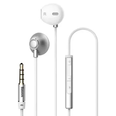 BASEUS HEADSET IN-EAR H06/SILVER NGH06-0S