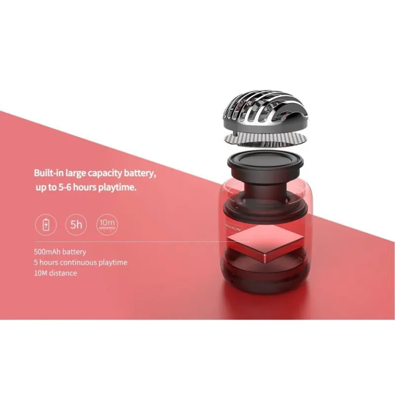 Portable Speaker|NILLKIN|Black|Portable/Wireless|Bluetooth|6902048169104