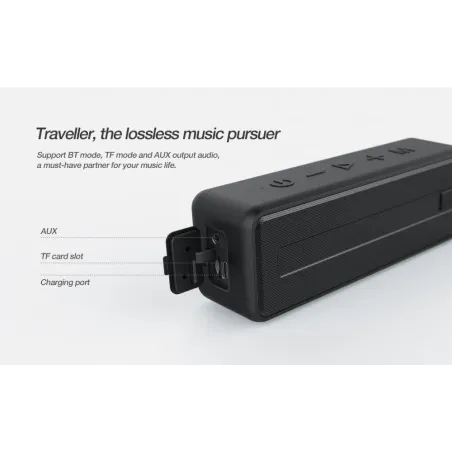 Portable Speaker|NILLKIN|Black|Portable/Wireless|Bluetooth|6902048175075