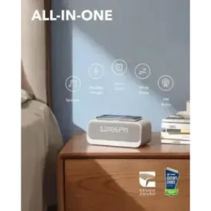 Portable Speaker SOUNDCORE Wakey White Wireless 2xUSB 2.0 Bluetooth A3300G21