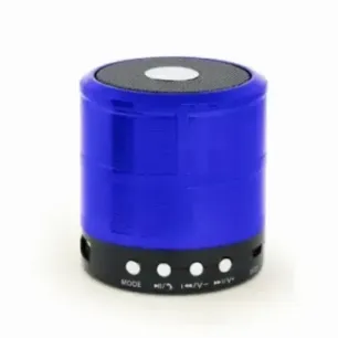 Portable Speaker GEMBIRD Blue Portable/Wireless 1xMicro-USB 1xStereo jack 3.5mm 1xMicroSD Card