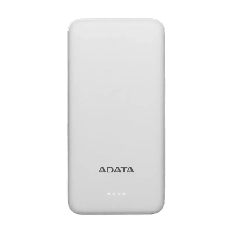 ADATA POWER BANK USB 10000MAH WHITE/AT10000-USBA-CWH
