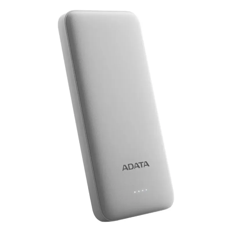 ADATA POWER BANK USB 10000MAH WHITE/AT10000-USBA-CWH