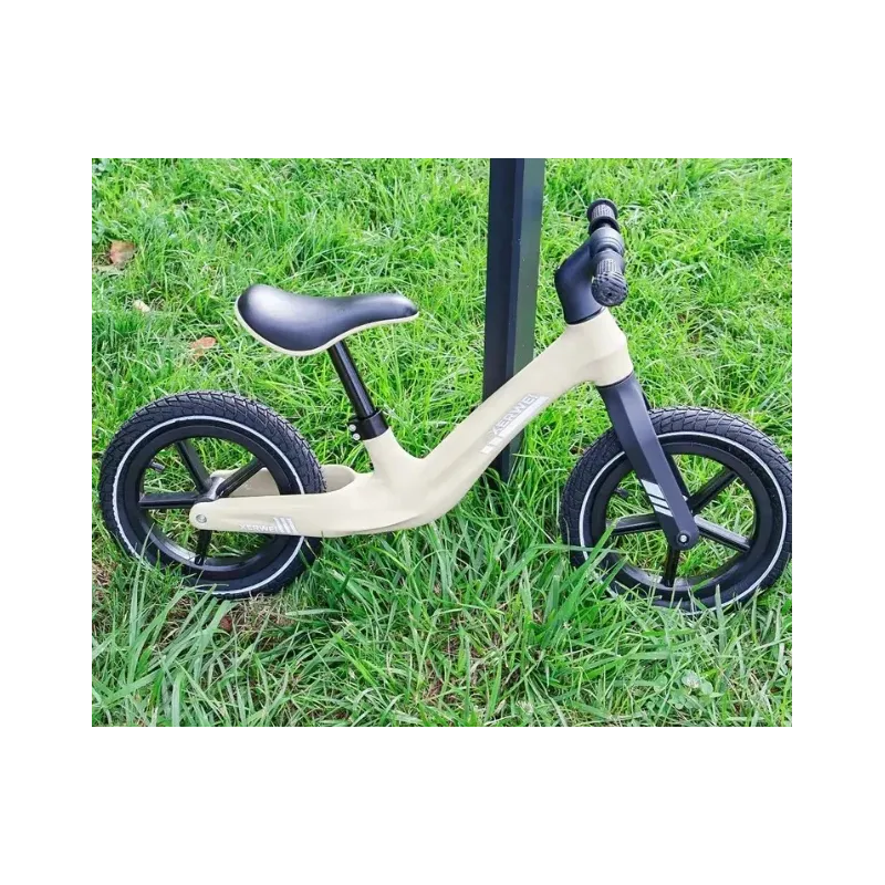 Lightweight Balance Bike Beige (pneumatic tires)
