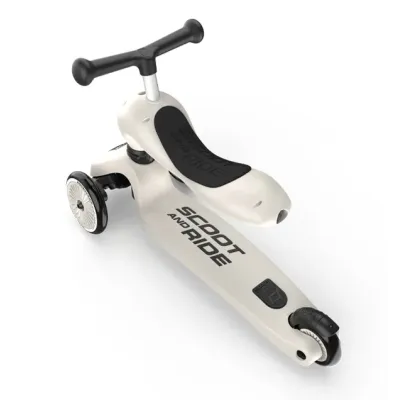 2-in-1 3-Wheel Scooter Scoot And Ride Highwaykick 1 Ash - In Stock!
