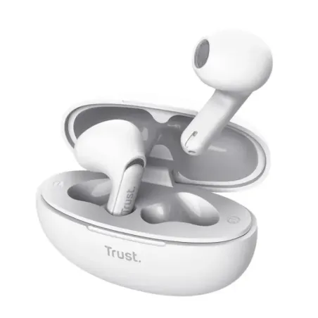 TRUST HEADSET EARPHONES YAVI BT ENC/WHITE 25173