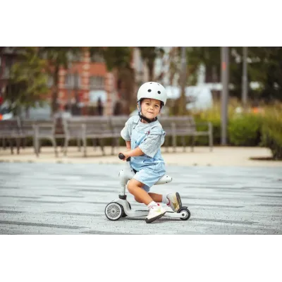 2-in-1 3-Wheel Scooter Scoot And Ride Highwaykick 1 Ash - In Stock!