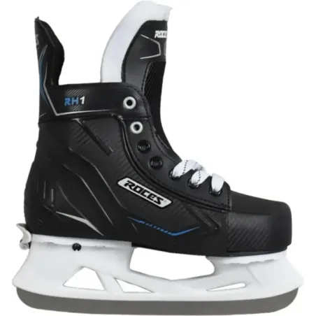 Roces RH1 Adjustable Ice Hockey Skates (Black|39-42)
