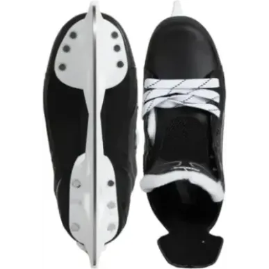 Roces RH1 Adjustable Ice Hockey Skates (Black|39-42)