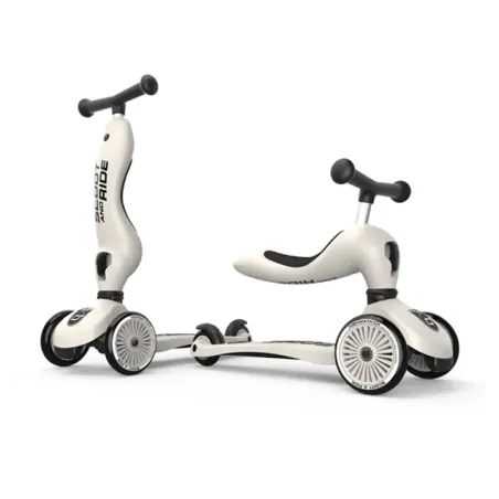2-in-1 3-Wheel Scooter Scoot And Ride Highwaykick 1 Ash - In Stock!