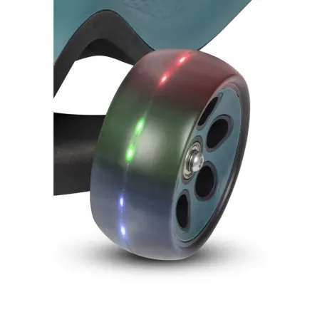 LED Colibro Run 3 Wheel Scooter Green/Black