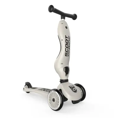 2-in-1 3-Wheel Scooter Scoot And Ride Highwaykick 1 Ash - In Stock!