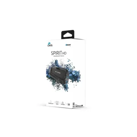 Cardo Spirit HD motorcycle intercom 2 channels 600 m Black