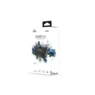 Cardo Spirit HD Duo motorcycle intercom 2 channels 600 m Black