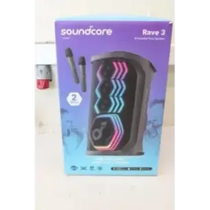 SALE OUT. Anker Soundcore Rave 3 Bluetooth Speaker Anker Soundcore Portable Bluetooth Speaker Rave 3 USED,