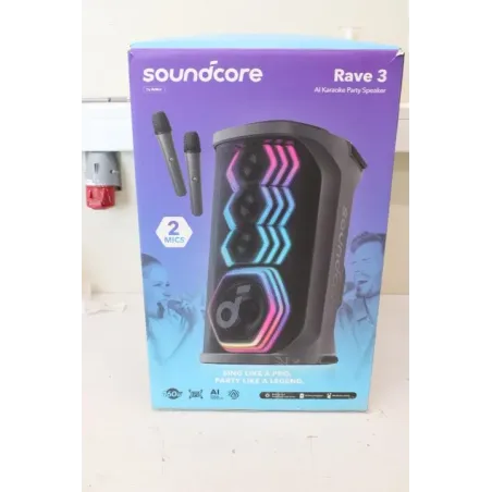 SALE OUT. Anker Soundcore Rave 3 Bluetooth Speaker Anker Soundcore Portable Bluetooth Speaker Rave 3 USED,