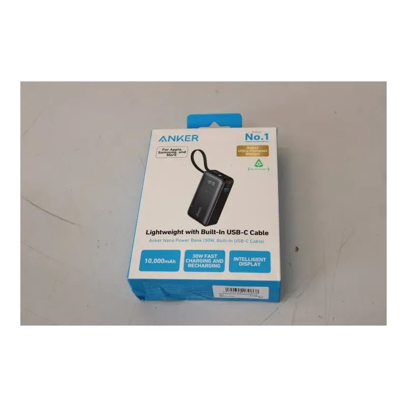 SALE OUT. Anker 545 Nano Power Bank 10000mAh, PD 30W, Black Anker 545 Nano Power Bank A1259G11 10000 mAh Black SALE OUT. Anker 545 Nano Power Bank 10000mAh, PD 30W, Black Anker 545 Nano Power Bank A1259G11 10000 mAh Black