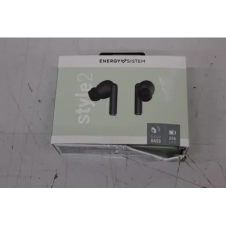 SALE OUT. Energy Sistem Earphones True Wireless Style 2 Graphite (True Wireless Stereo, BT 5.1, Deep Bass, Charging