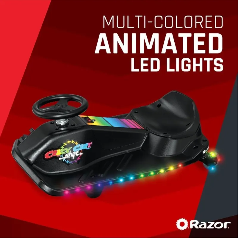 Razor CRAZY CART Shift Lightshow Lithium - Pojazd elektryczny do driftu