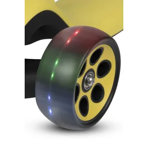 LED Colibro Run 3 Wheel Scooter Yellow/Black