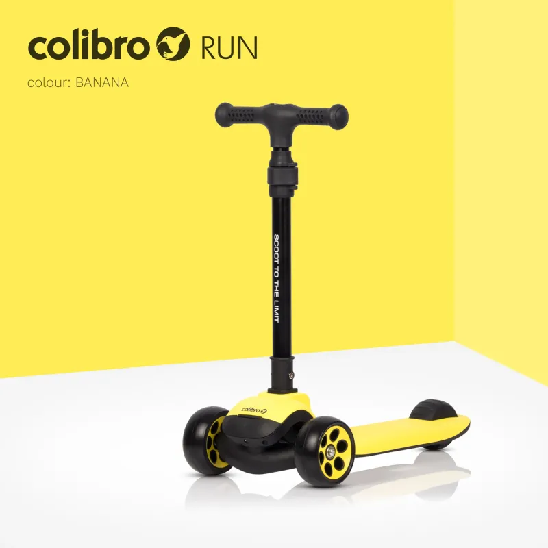 LED 3 Wheel Scooter Yellow/Black - Best scooters here!